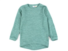 Joha green blouse merino wool